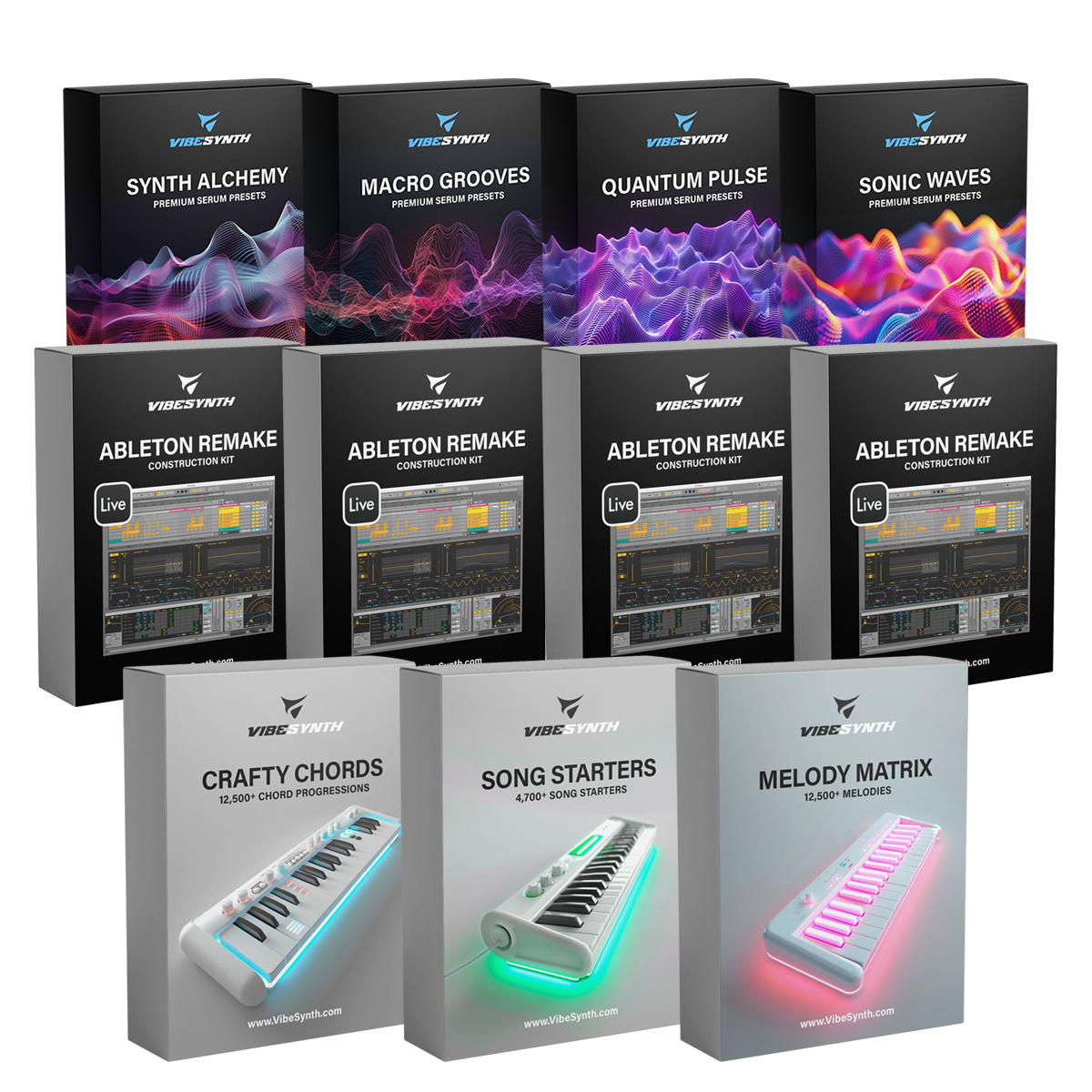 4 Ableton Remakes + 30k MIDI Files + Viral Cover Blueprint + Serum Synergy 1200